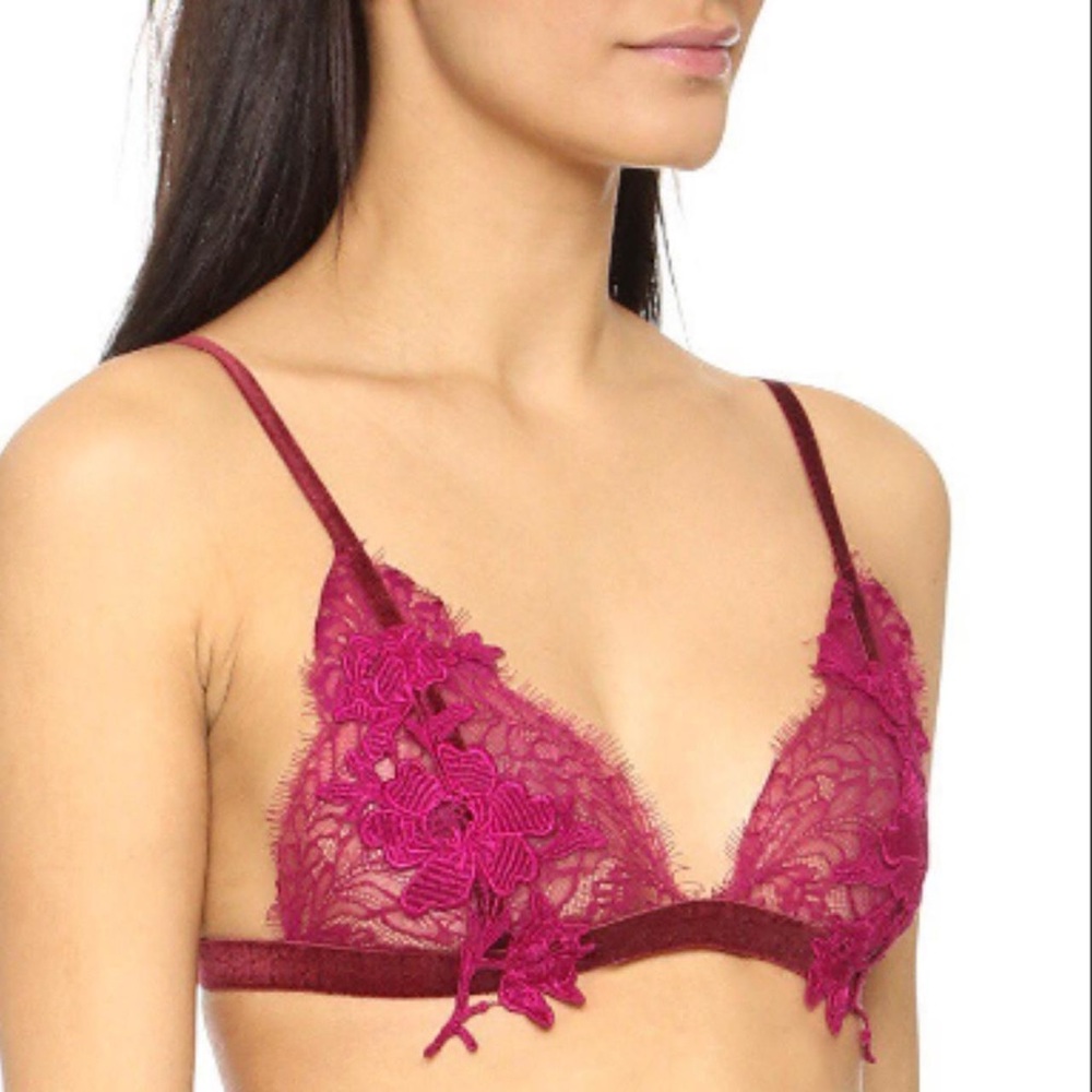 NWT For Love and Lemons Flower Blossom Lace Bralette
